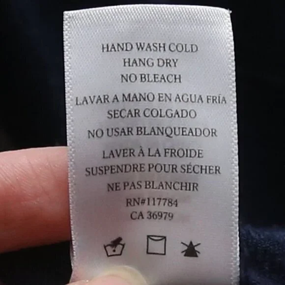 Rails Bianca Long-Sleeve Plaid Flannel Dark Blue Shirt Mini Button Down - Picture 8 of 9